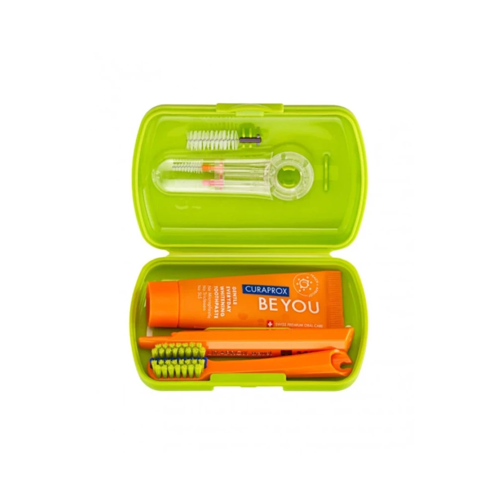 Curaprox,Ortodonti Travel Seti (5460 Orho Fırça + Be You Diş Macunu + 3 Adet Arayüz Fırçası) Diş Fırçaları Fiyatı