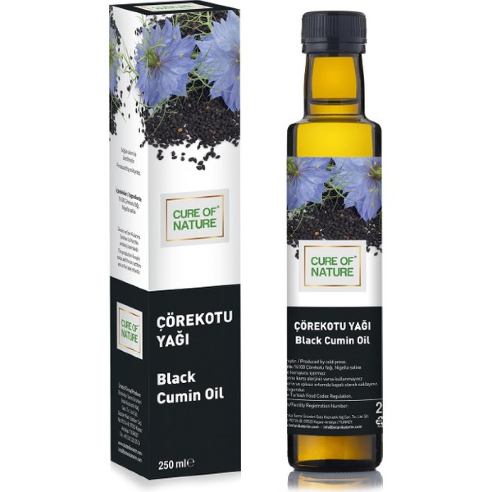 Cure Of Nature Çörekotu Yağı 250 ml Bitkisel Yağlar Fiyatı