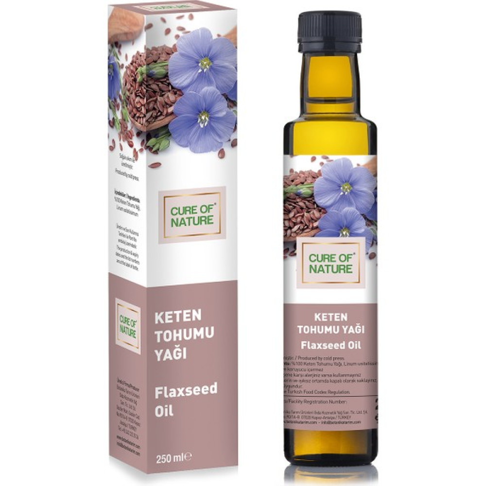 Cure Of Nature Keten Tohumu Yağı 250 ml Bitkisel Yağlar Fiyatı