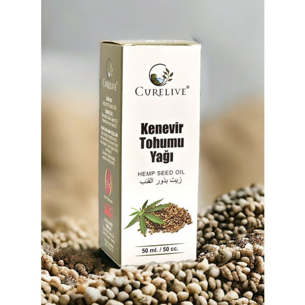 Curelive Kenevır Tohumu Yağı 50 ml Bitkisel Yağlar Fiyatı
