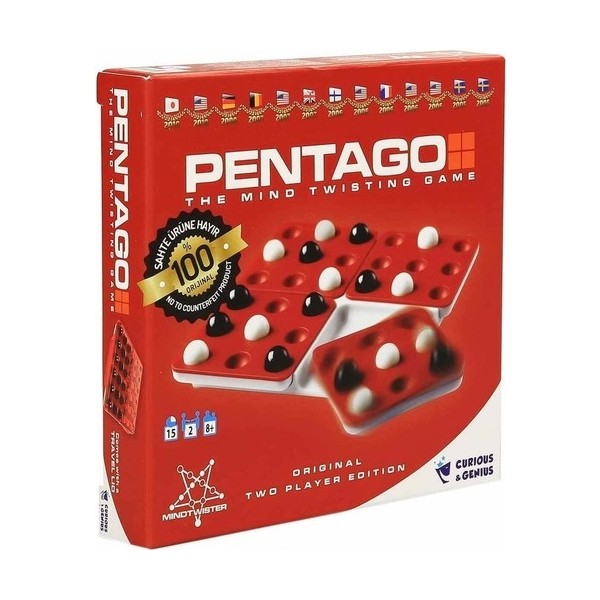 Curious & Genius Pentago - Kırmızı - 1 Adet Diğer Fiyatı