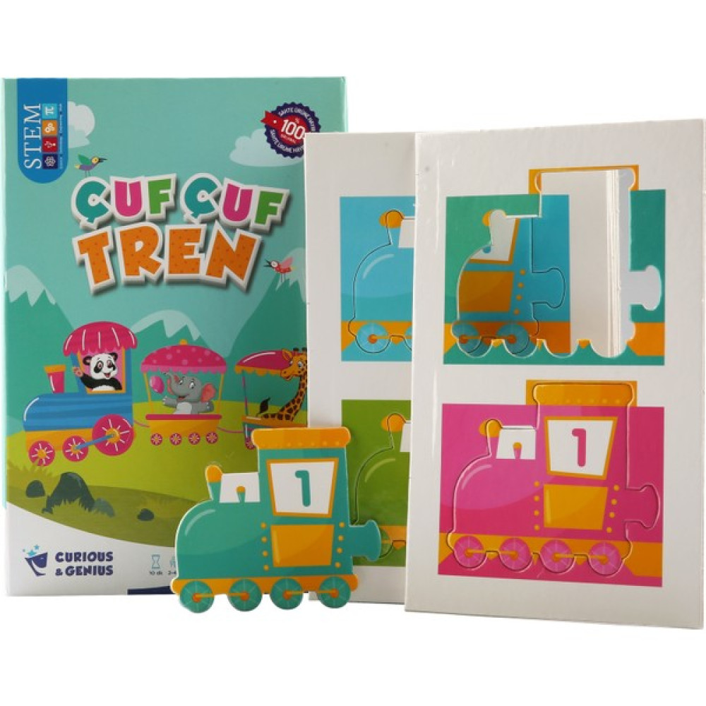 Curious&Genius Çuf Çuf Tren Eğitici Oyuncak Fiyatı