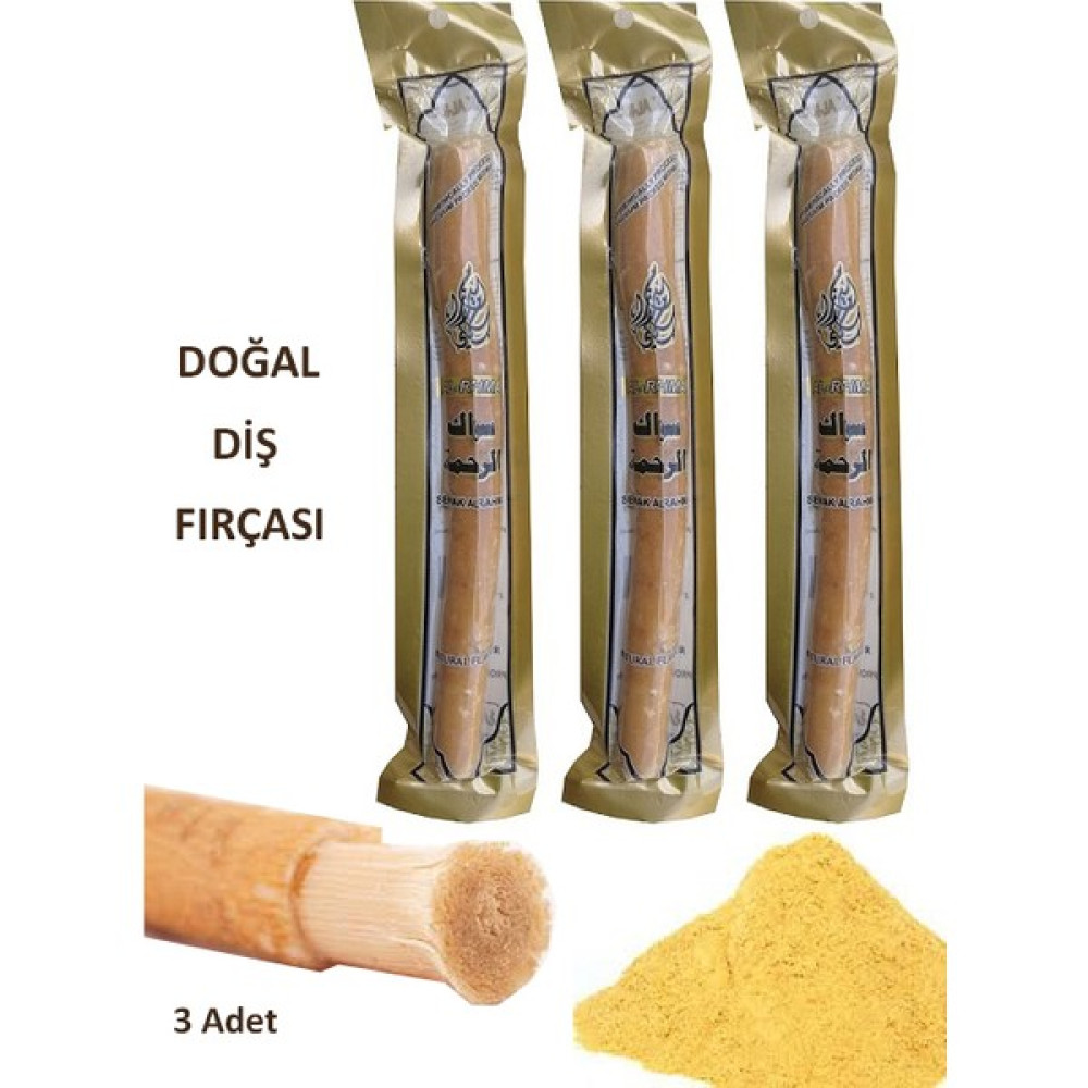 Çürüme Önleyici Vakumlu Misvak Büyük Boy 3 Adet 20 cm 55 Gr. Diş Fırçaları Fiyatı