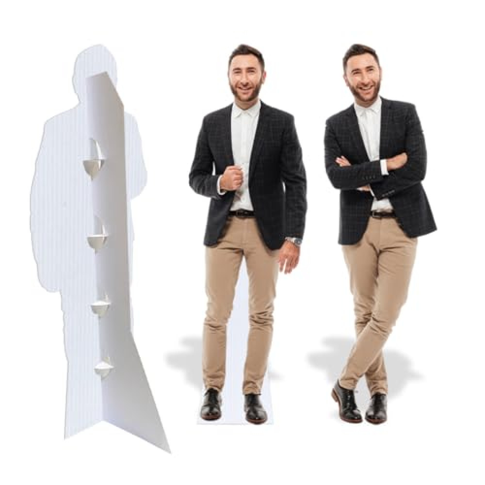 Custom Life-Size Cutout – Personalized Standee for Celebrations, Parties, Events, & Gifts – Durable 4mm Corrugated Plastic – Upload Your Photo - Multiple Size Selection to Choose from (1-7 Feet)