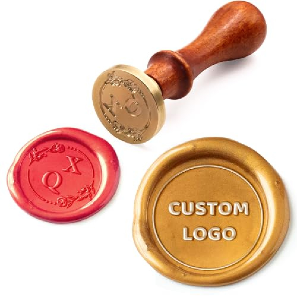 Custom Wax Seal Stamp, Personalized Wax Seal Stamp Kit, Create Your Own Design/Logo/Letter Customization, for Wedding, Invitation, Party, Envelopes, Gift Wrapping, Idea Gift Waxing Products and Machines Fiyatı