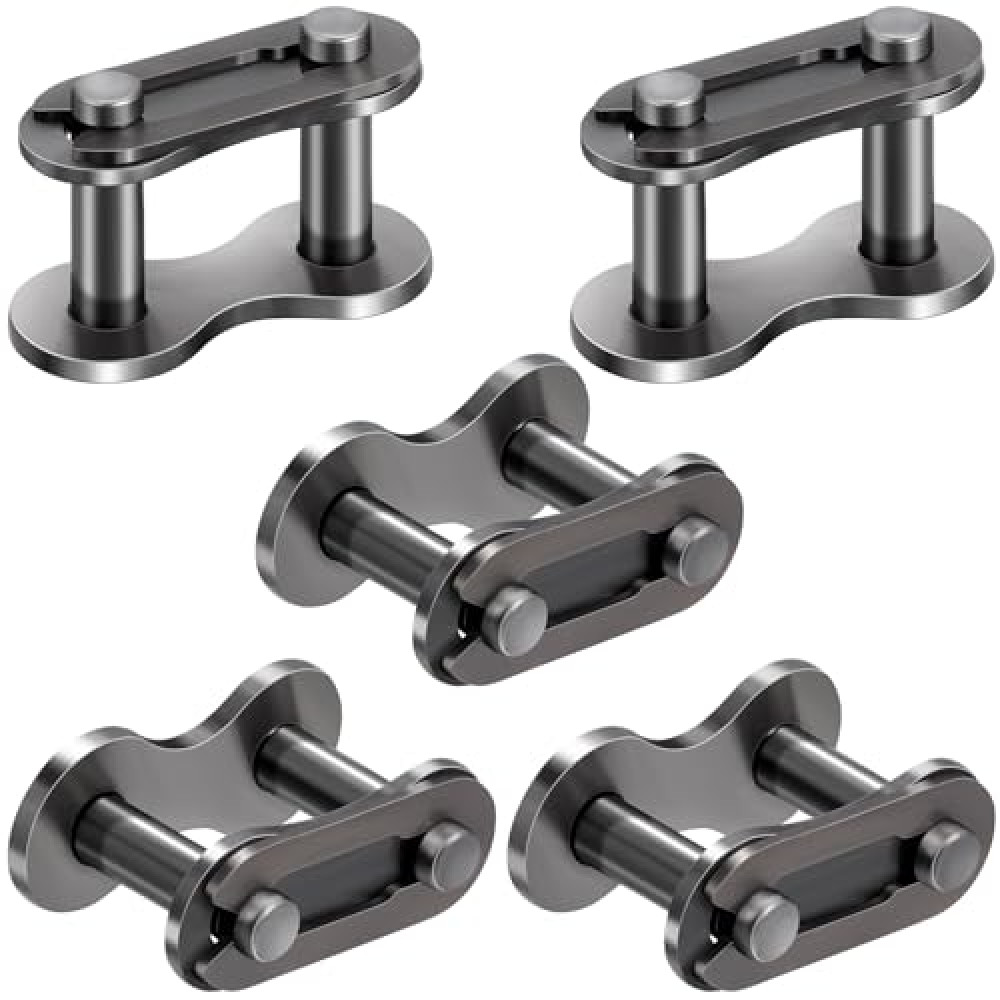 CustomyLife 5PCS #41 Roller Chain Connecting Links, Heavy Duty Manganese Steel Master Connector for Mini Bikes, Bycicles, Motorcycles, Go-Karts, Home and Industrial Machinery