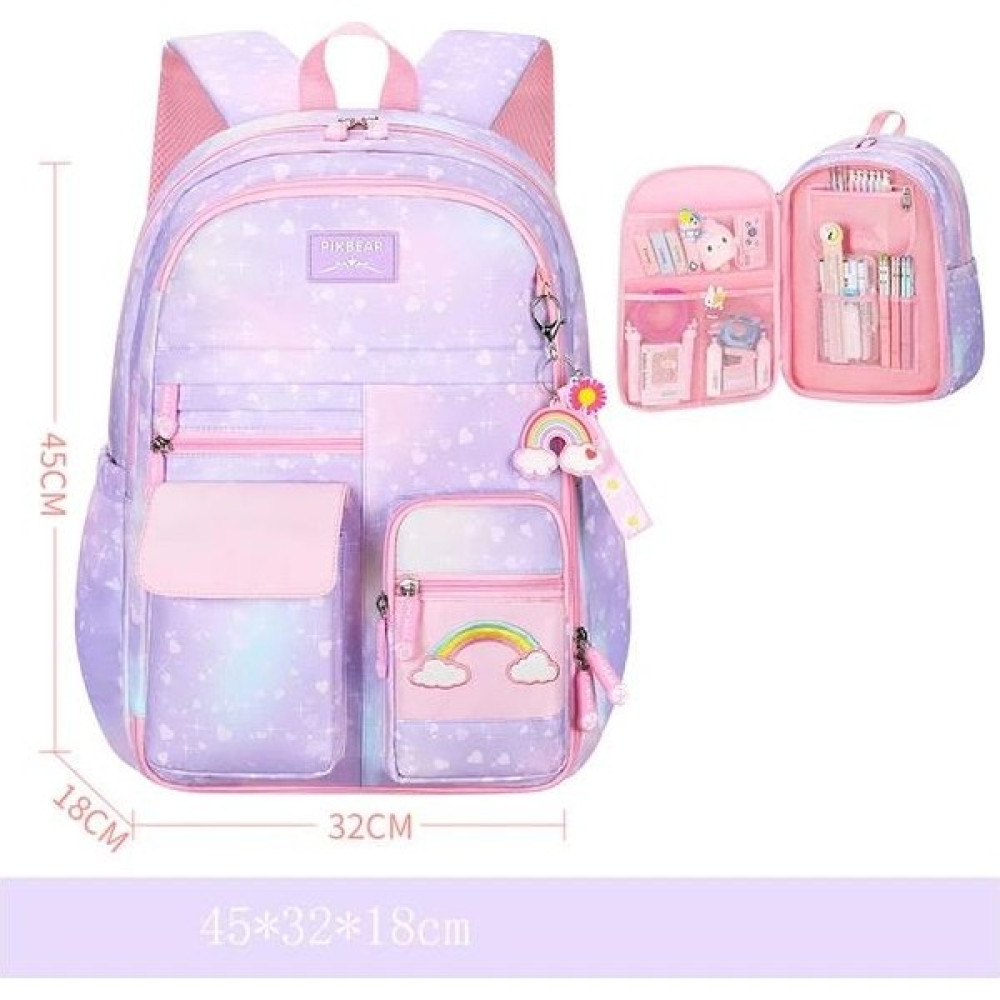 Cute Queen Desenli Çok Bölmeli Büyük Kapasiteli Sırt Çantası - Pembe (Yurt Dışından) Unisex Sırt Çantası Fiyatı