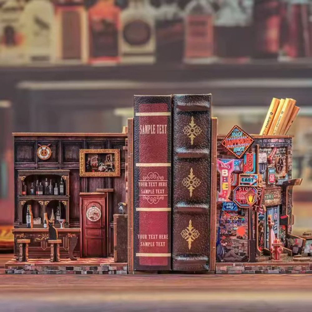 Cutebee Farewell To The Night - Cutebee Book Nook Kit - Dıy Kitap Desteği, Minyatür Kitap Desteği, Kitaplık Dekorasyonu, Diorama Maket Seti, Yetişk... Puzzle & Aksesuarları Fiyatı