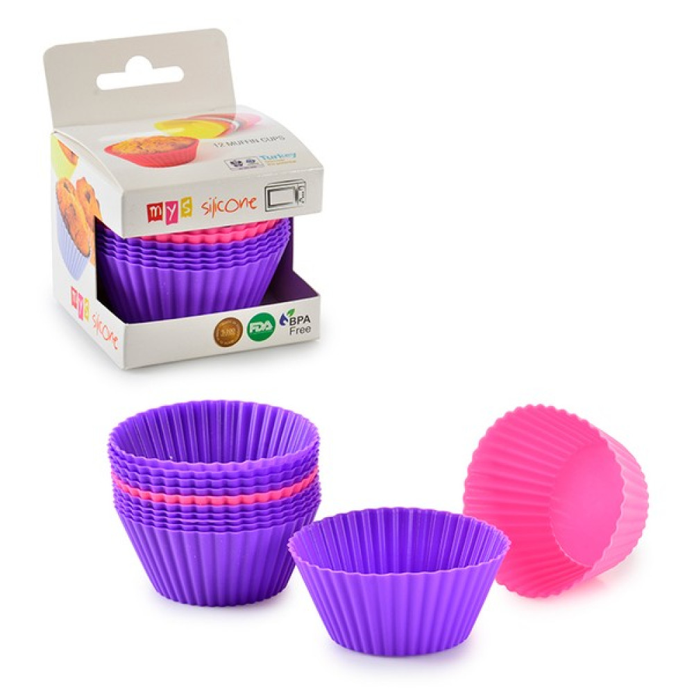 Cutechef Kitchen 12'Li Silikon Tırtıklı Muffın Kabı Kek Kalıpları Fiyatı