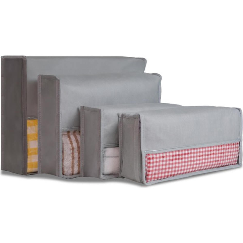Cuty Home Ev Tekstil Gri Valiz Organizer-4'lü Set - 4'lü Eşya Saklama / Düzenleme Fiyatı