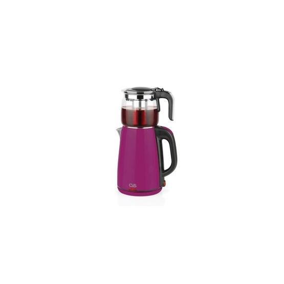 CVS DN1514 Violet Cam Demlik Elektrikli Çay Makinesi