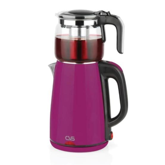 CVS DN1514 Violet Cam Demlik Elektrikli Çay Makinesi