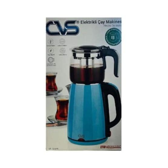 CVS DN1514 Violet Cam Demlik Elektrikli Çay Makinesi Çay Makineleri Fiyatı