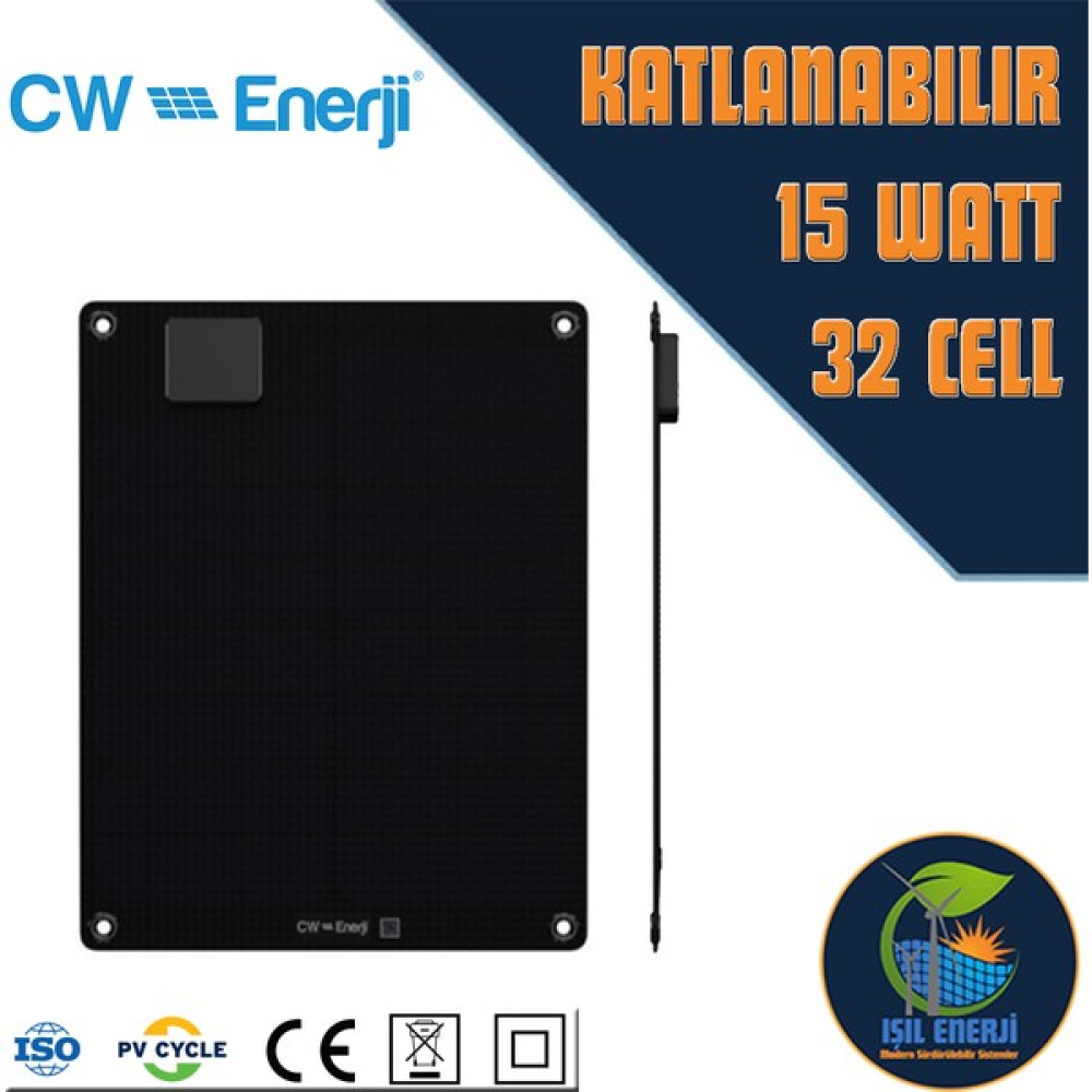 CW Enerji Tommatech 15WP Solar Şarj Paneli - Hazır Taşınabilir Sistem Oto, Bahçe, Yapı Market Fiyatı