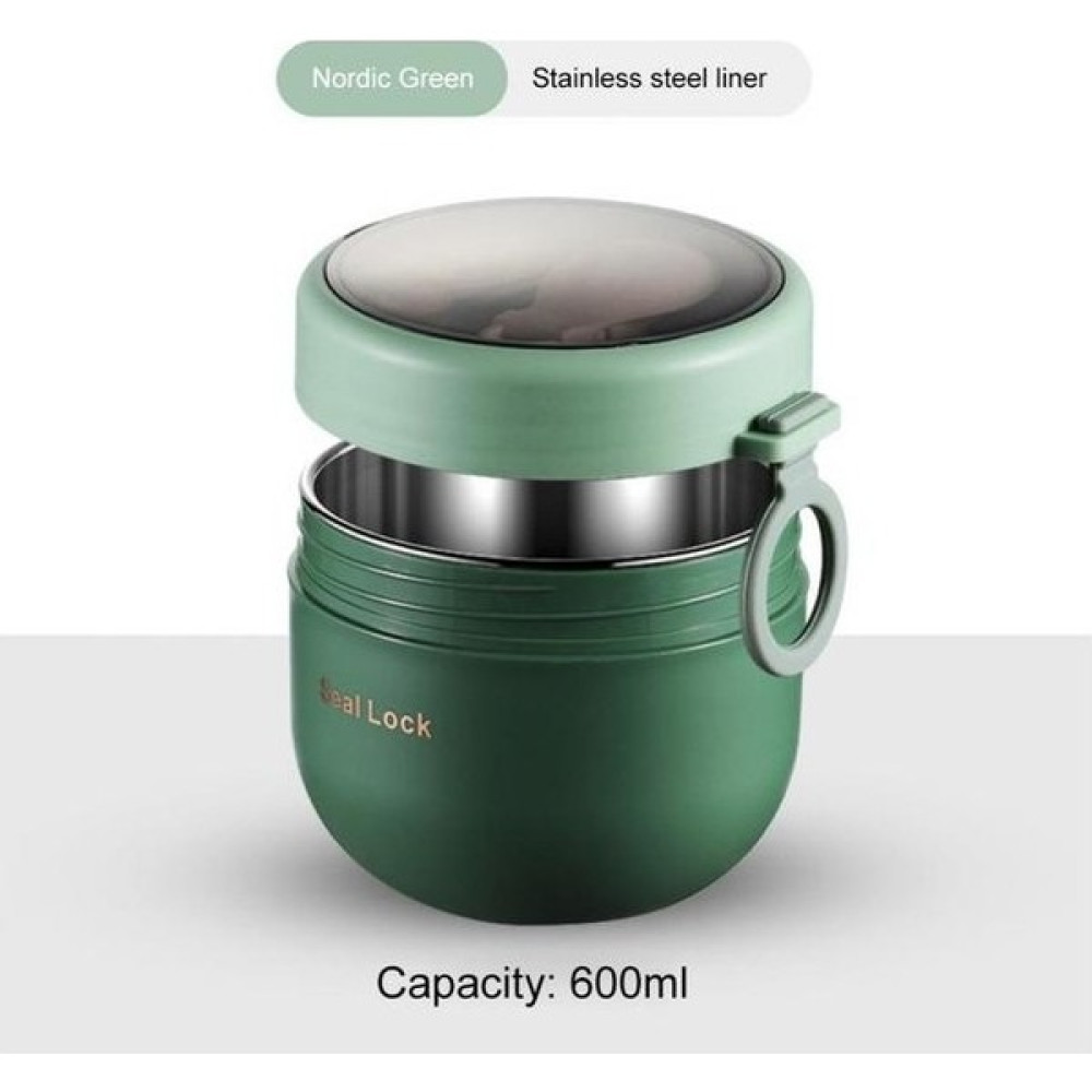 Cwecom Wangchuang 02 Paslanmaz Çelik As Gösterisi Paslanmaz Çelik Çorba Şişesi 600 ml Termos Öğle Yemeği Kutusu Çocuklar Çocuklar Için Kaşıkla Okul... Saklama Kapları Fiyatı