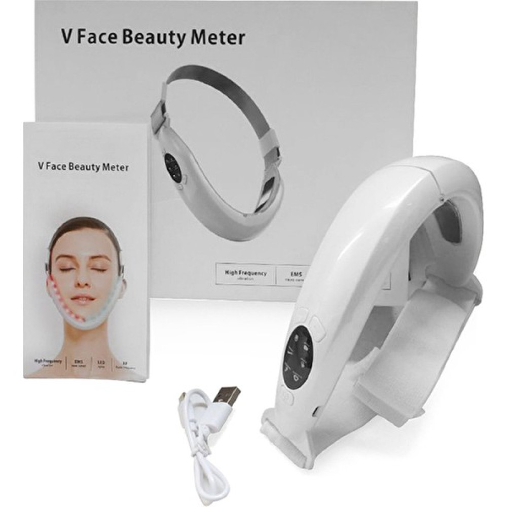 Cwecom10 The Beauty Shop Ems Yüz Kaldırma Cihazı Yüz Masajı LED Foton Terapi Yüz Cihazı (Yurt Dışından) - Beyaz Masaj Cihazları Fiyatı