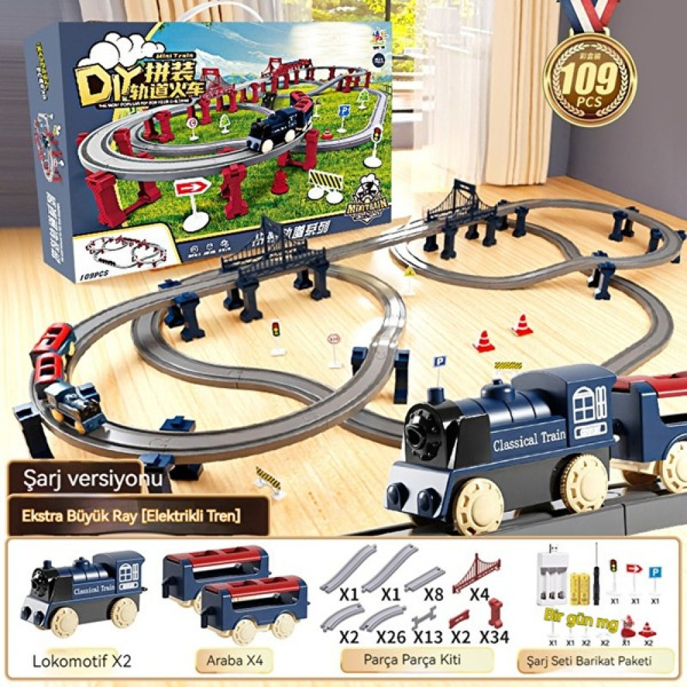 Cwecom15 Fashion Boutique 130CM Raylı Elektrikli Hızlı Tren Çocuk Tren Modeli Simülasyon Bulmaca Doğum Günü Hatıraları Çocuk Oyuncakları (Yurt Dışı... Eğitici Oyuncak Fiyatı