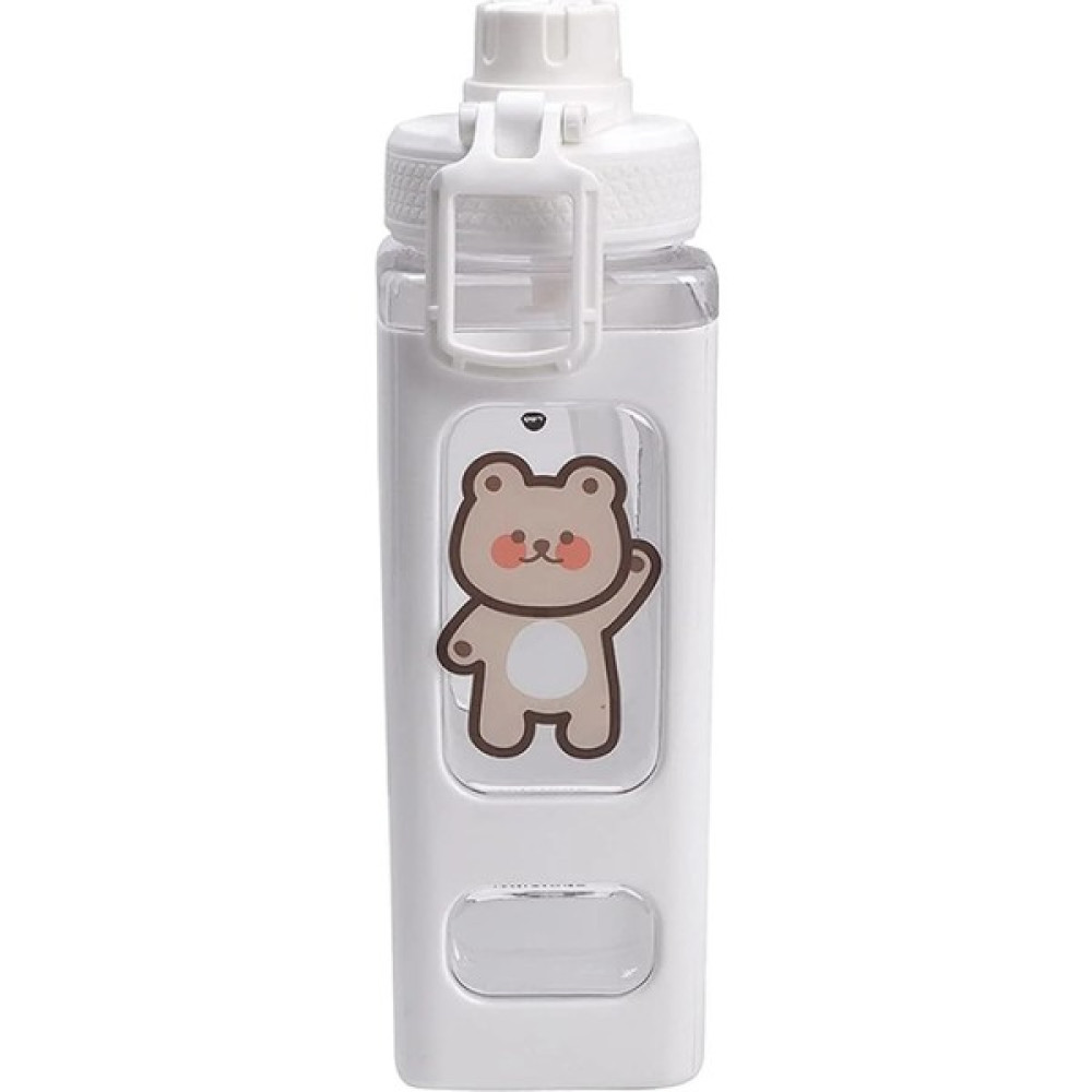 Cwecom15 Kawaii Ayı Su Şişesi 700 ml (Yurt Dışından) - Beyaz Suluk Fiyatı