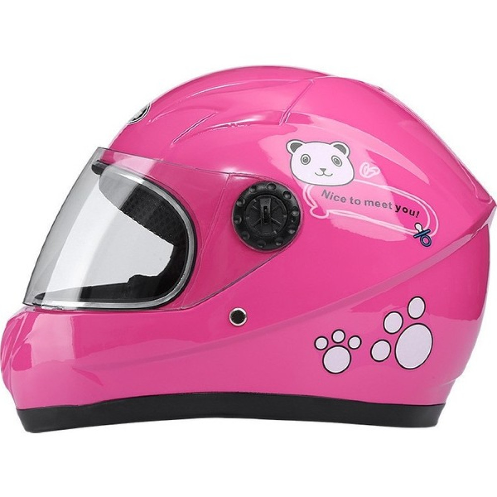 Cwecom15 Nuoman Çocuk Kask-Sonbahar ve Kış Erkek ve Kadın Kask Sıcak Karikatür (Yurt Dışından) - Açık Pembe - 50 - 56 cm Motorsiklet Kaskları Fiyatı