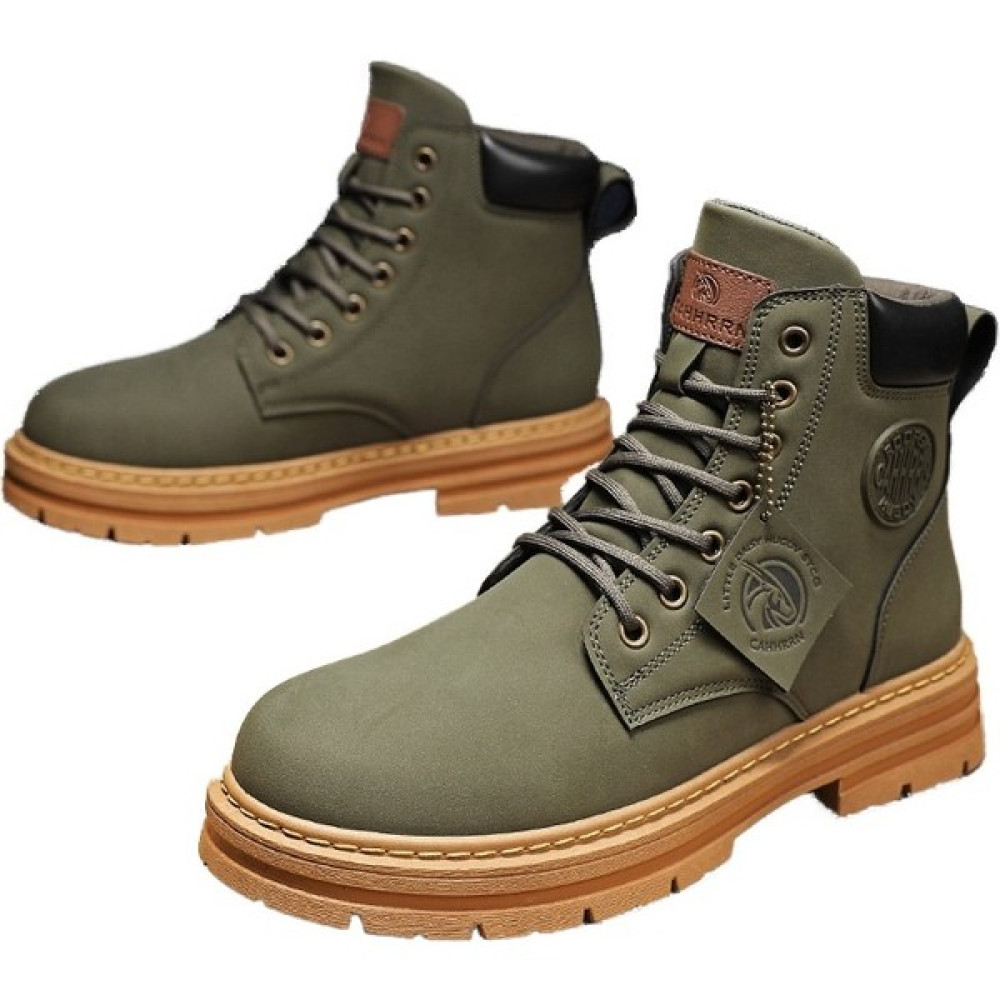 Cwecom2 Shanyue Martin Boots, Sonbahar Erkek Ayakkabıları, Yüksek Çete Ingiliz Tarzı, Işçi Ayakkabıları, Orta Çete Rahat Deri Ayakkabılar, Siyah Kı... Spor Ayakkabı Fiyatı