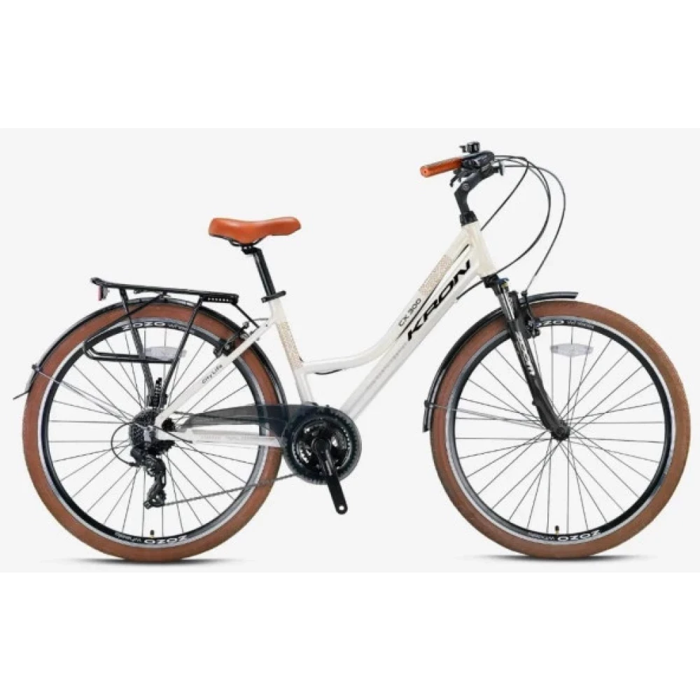 Cx 300 - 28 City Bike - Man - 18' - 24 Vites - V.b. - Fume-Gri/Kahverengi Şehir & Gezi Bisikletleri Fiyatı