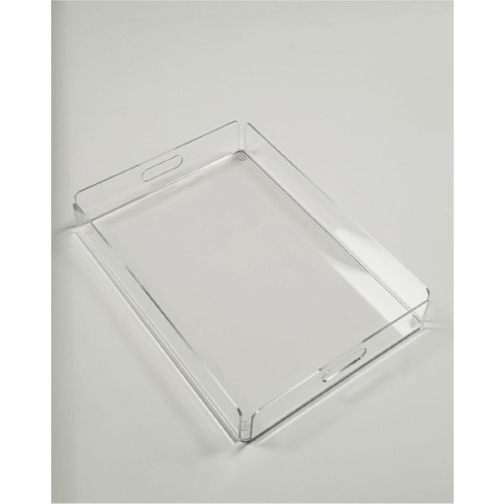 Cyatelier Şeffaf Pleksi Tepsi 35X25 cm Servis Sunum Tepsisi, Ev Dekorasyonu, Ofis, Sunumluk - 1 Adet Servis Tepsisi Fiyatı