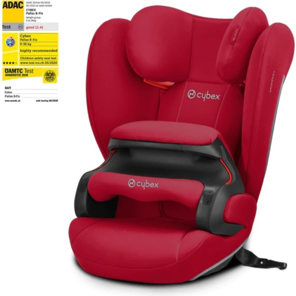 Cybex ADAC'lı Pallas B Fix Latch Isofixli Bebek Çocuk Oto Koltuğu 9-36 kg - Dynamic Red Bebek Oto Koltuğu Fiyatı
