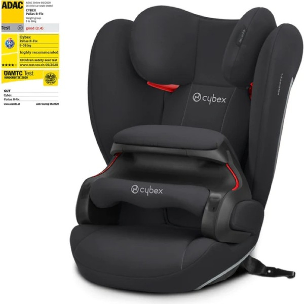 Cybex ADAC'lı Pallas B Fix Latch Isofixli Bebek Çocuk Oto Koltuğu 9-36 kg - Volcano Black Bebek Oto Koltuğu Fiyatı