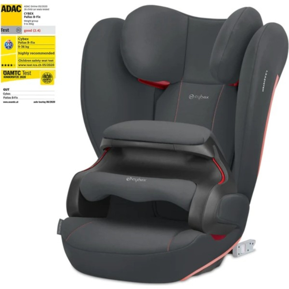 Cybex ADAC'lı Pallas B2 Fix Isofixli Bebek Çocuk Oto Koltuğu 9-36 kg - Steel Grey Bebek Oto Koltuğu Fiyatı