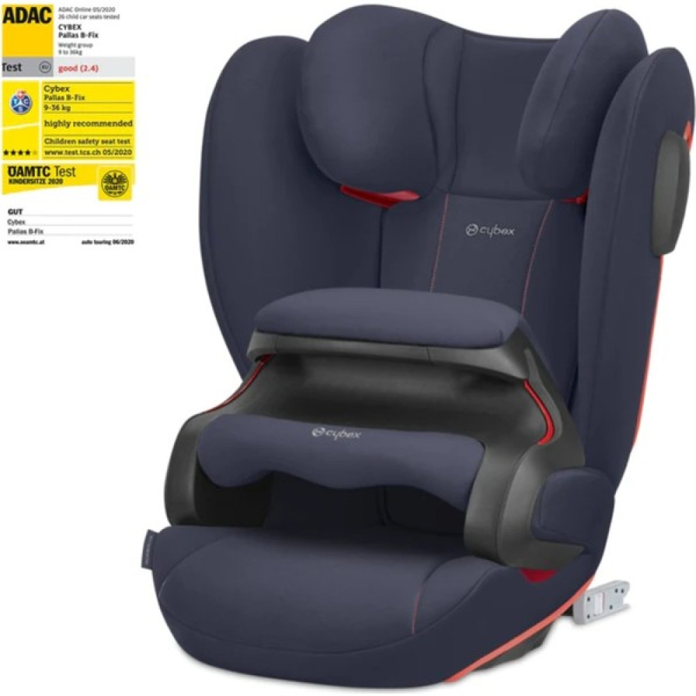 Cybex ADAC'lı Pallas B2 Fix Lux Isofixli Bebek Çocuk Oto Koltuğu 9-36 kg - Bay Blue Bebek Oto Koltuğu Fiyatı