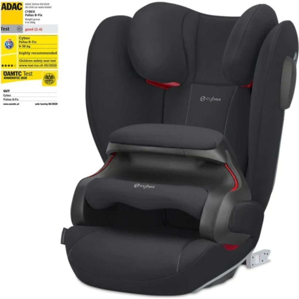 Cybex ADAC'lı Pallas B2 Fix Lux Isofixli Bebek Çocuk Oto Koltuğu 9-36 kg - Volcano Black Bebek Oto Koltuğu Fiyatı