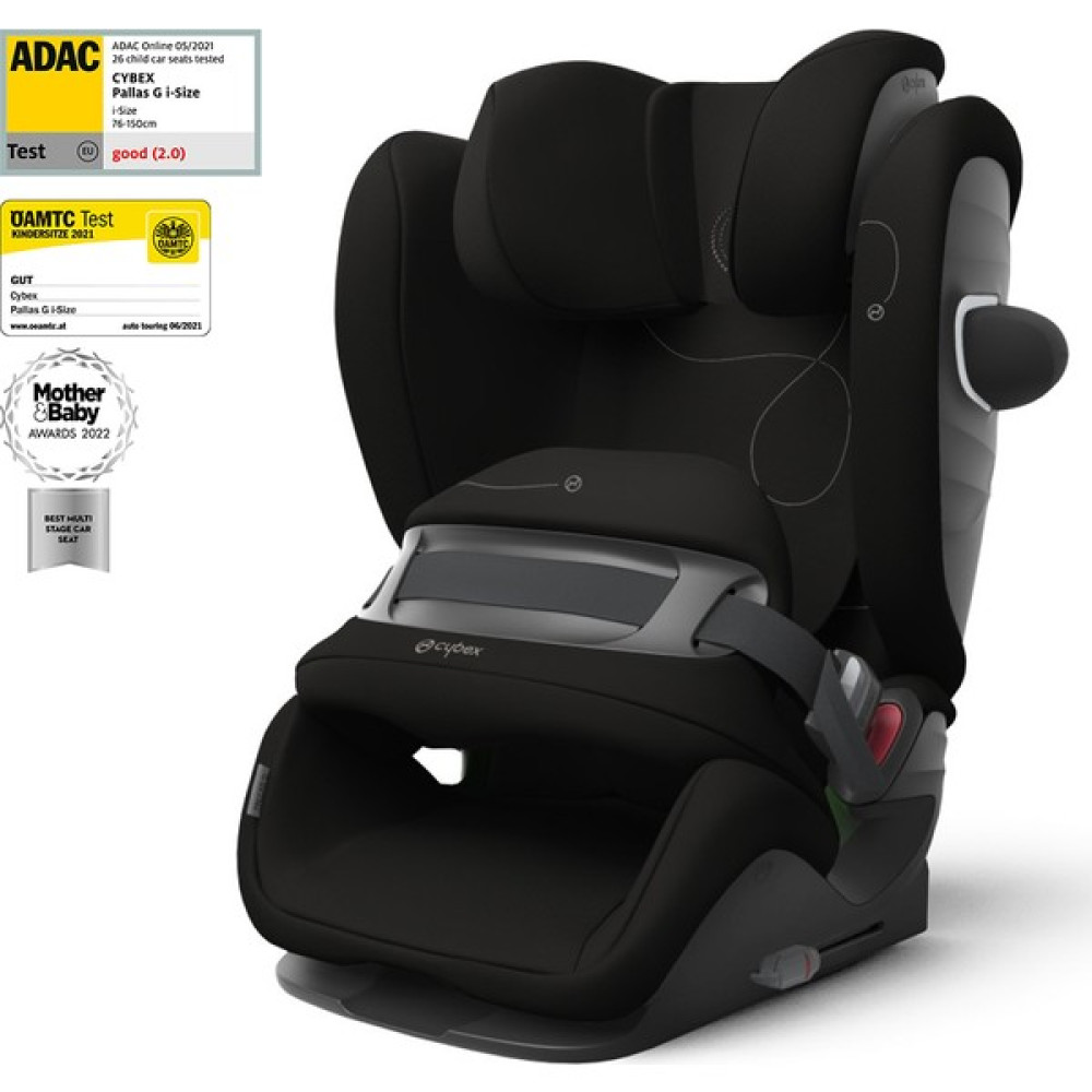 Cybex ADAC'lı Pallas G I-Size Isofixli Bebek Çocuk Oto Koltuğu 9-50 kg - Deep Black Bebek Oto Koltuğu Fiyatı