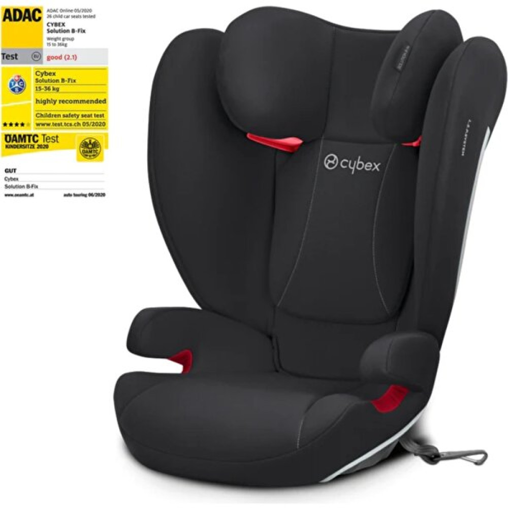 Cybex ADAC'lı Solution B Fix Latch Isofixli Çocuk Oto Koltuğu 15-36 kg - Siyah Bebek Oto Koltuğu Fiyatı