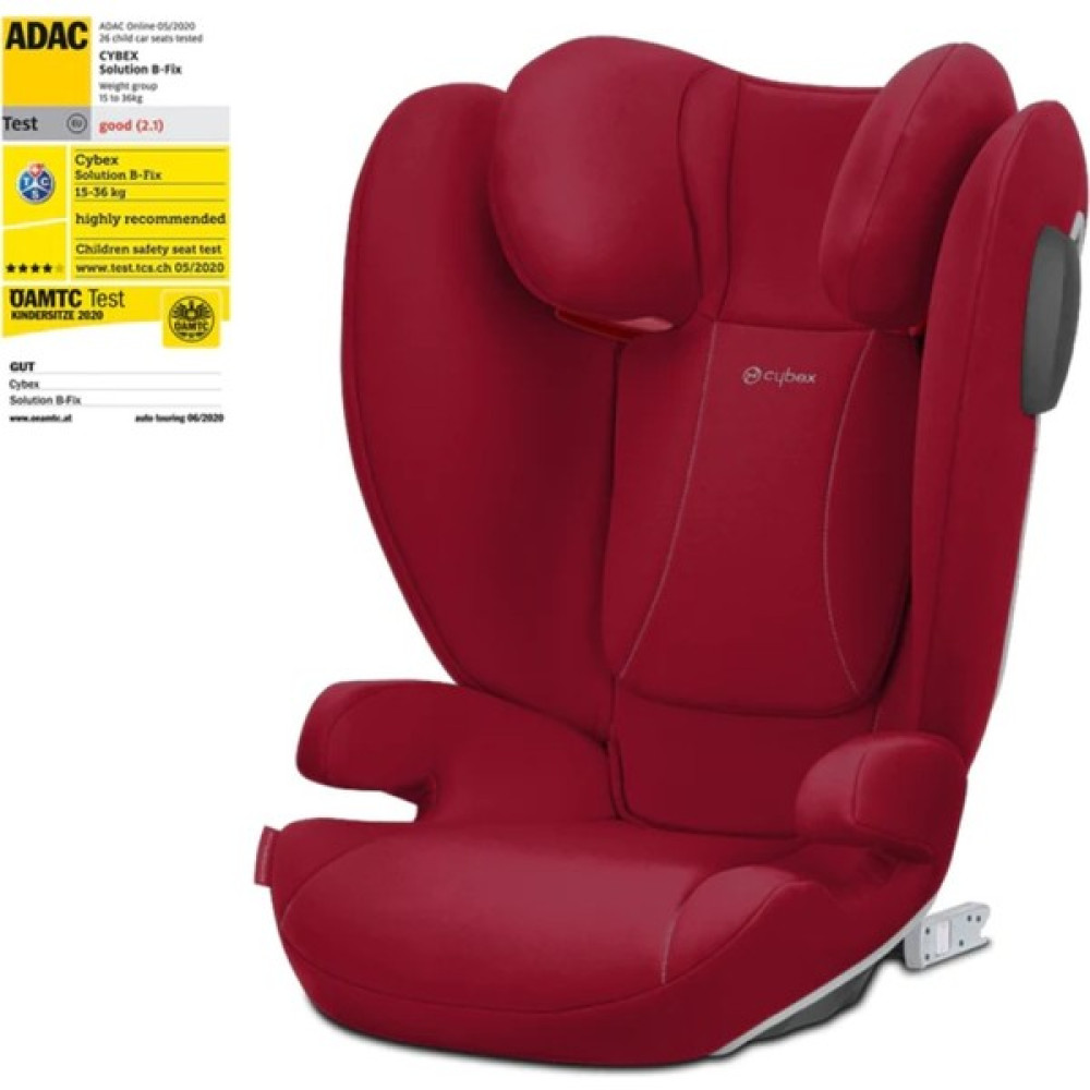 Cybex ADAC'lı Solution B2 Fix Lux Isofixli Çocuk Oto Koltuğu 15-36 kg - Dynamic Red Bebek Oto Koltuğu Fiyatı