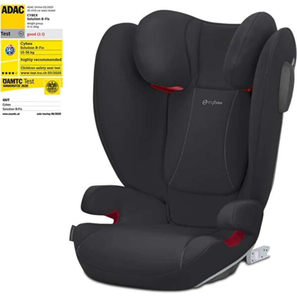 Cybex ADAC'lı Solution B2 Fix Lux Isofixli Çocuk Oto Koltuğu 15-36 kg - Volcano Black Bebek Oto Koltuğu Fiyatı