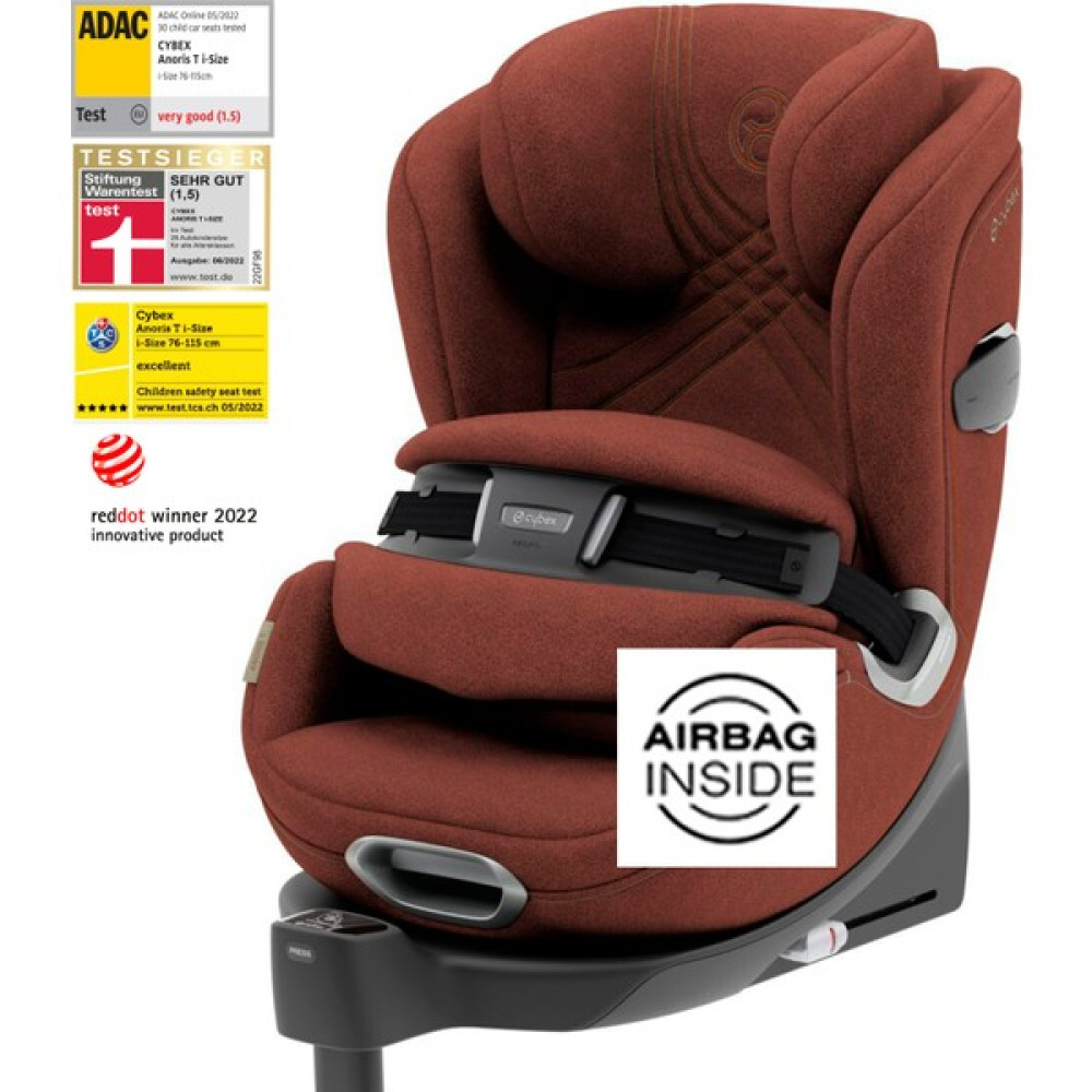 Cybex Anoris T Isize Airbagli Oto Koltuğu 9-21 kg - Autumn Gold Bebek Oto Koltuğu Fiyatı