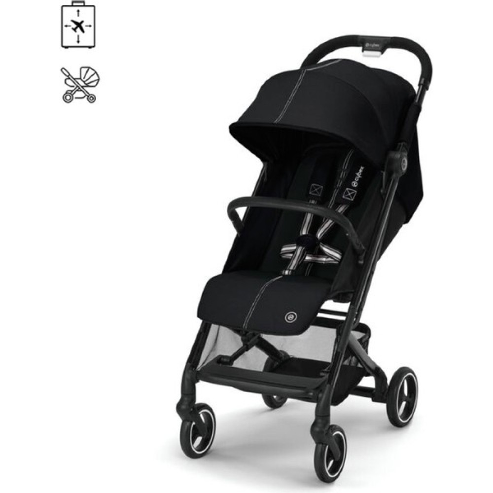 Cybex Beezy Tek Elle Bir Saniyede Açılan Travel Sistem Kabin Boy Bebek Arabası - Moon Black Bebek Arabası-Puset Aksesuarları Fiyatı