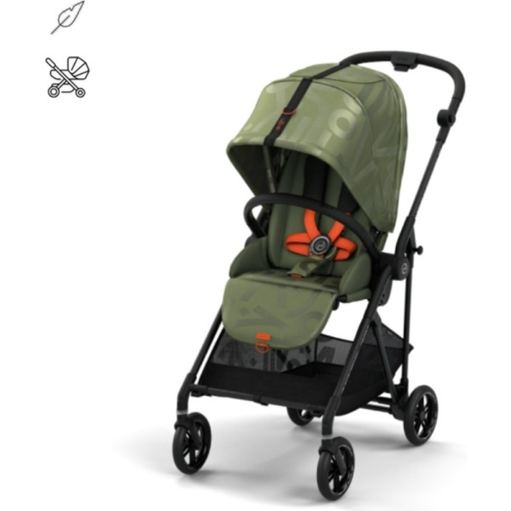 Cybex Melio (Özel Seri Street) Ultra Hafif Çift Yönlü Tek Elle Katlanan Travel Sistem Bebek Arabası - Olive Green Bebek Arabası-Puset Aksesuarları Fiyatı