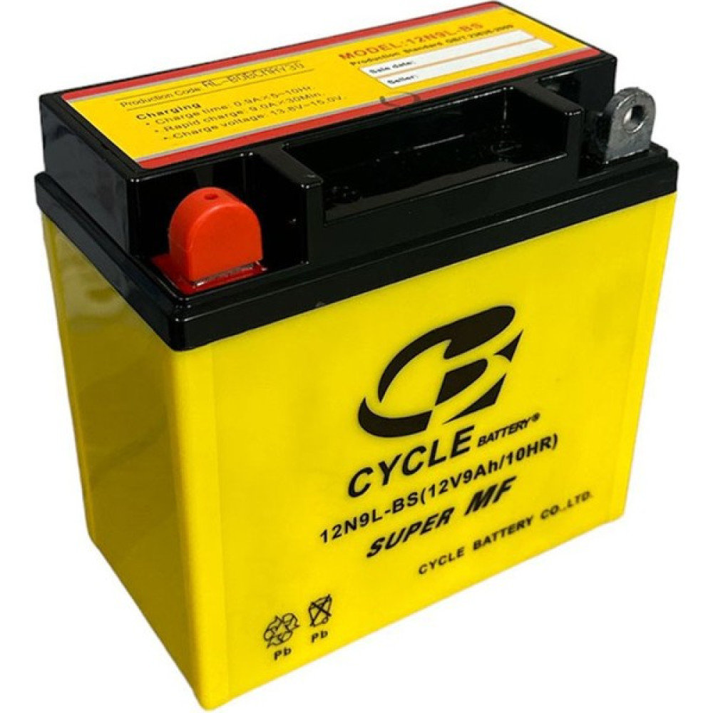Cycle Agm Kuru Motosiklet Aküsü 12 Volt 9 Amper 12N9L-BS Akü Fiyatı