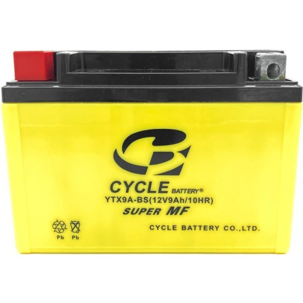 Cycle Akü YTX9A-BS (12V9AH/10HR) 150 x 85 x 110 - Sarı Akü Fiyatı