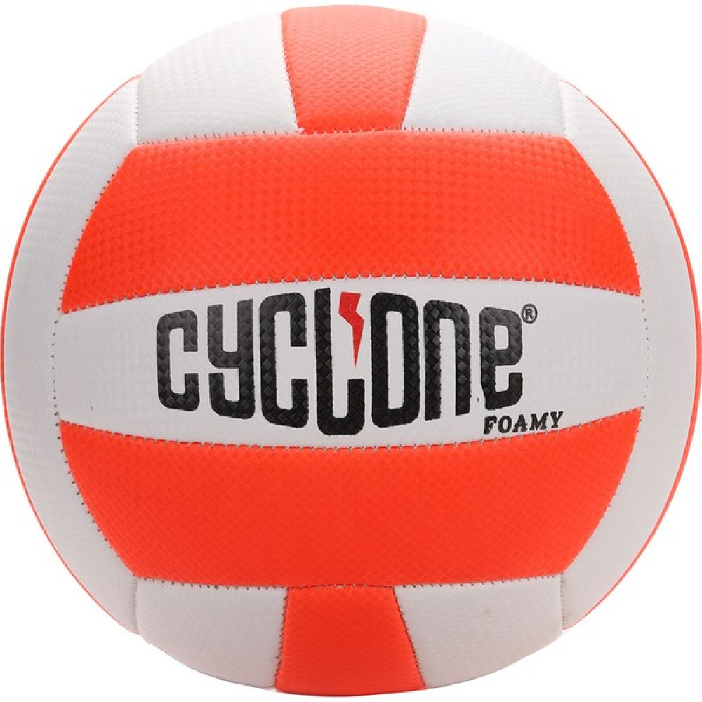Cyclone Foamy El Dikişli Voleybol Topu Turuncu - Beyaz Toplar Fiyatı