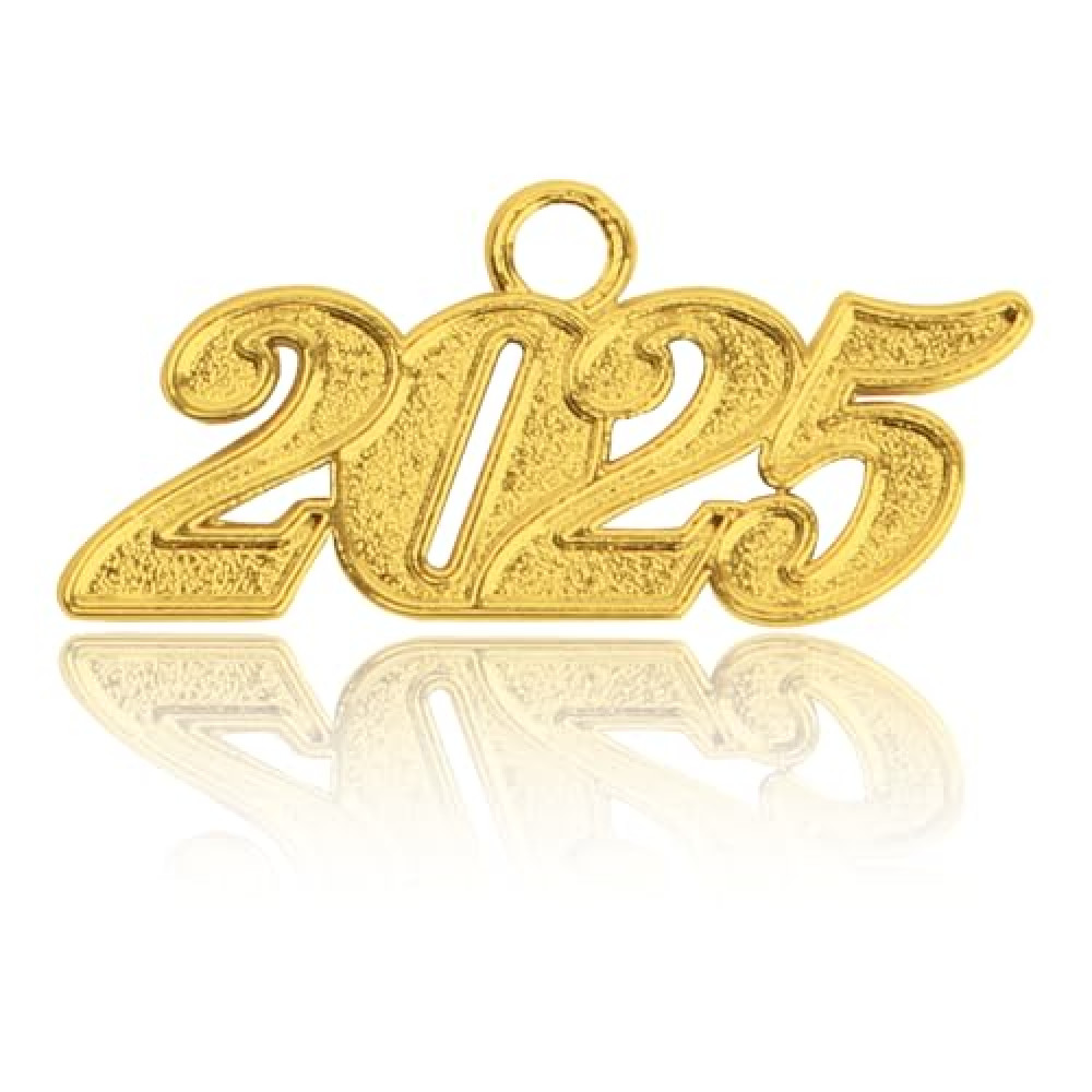 Cytokio 2025 Charms, 2025 Graduation Decorations Graduation Tassels Charm 2025 Year Charms Gold Grad Cap Hat Tassel Decoration 2025 Signet Year Charm for Tassels