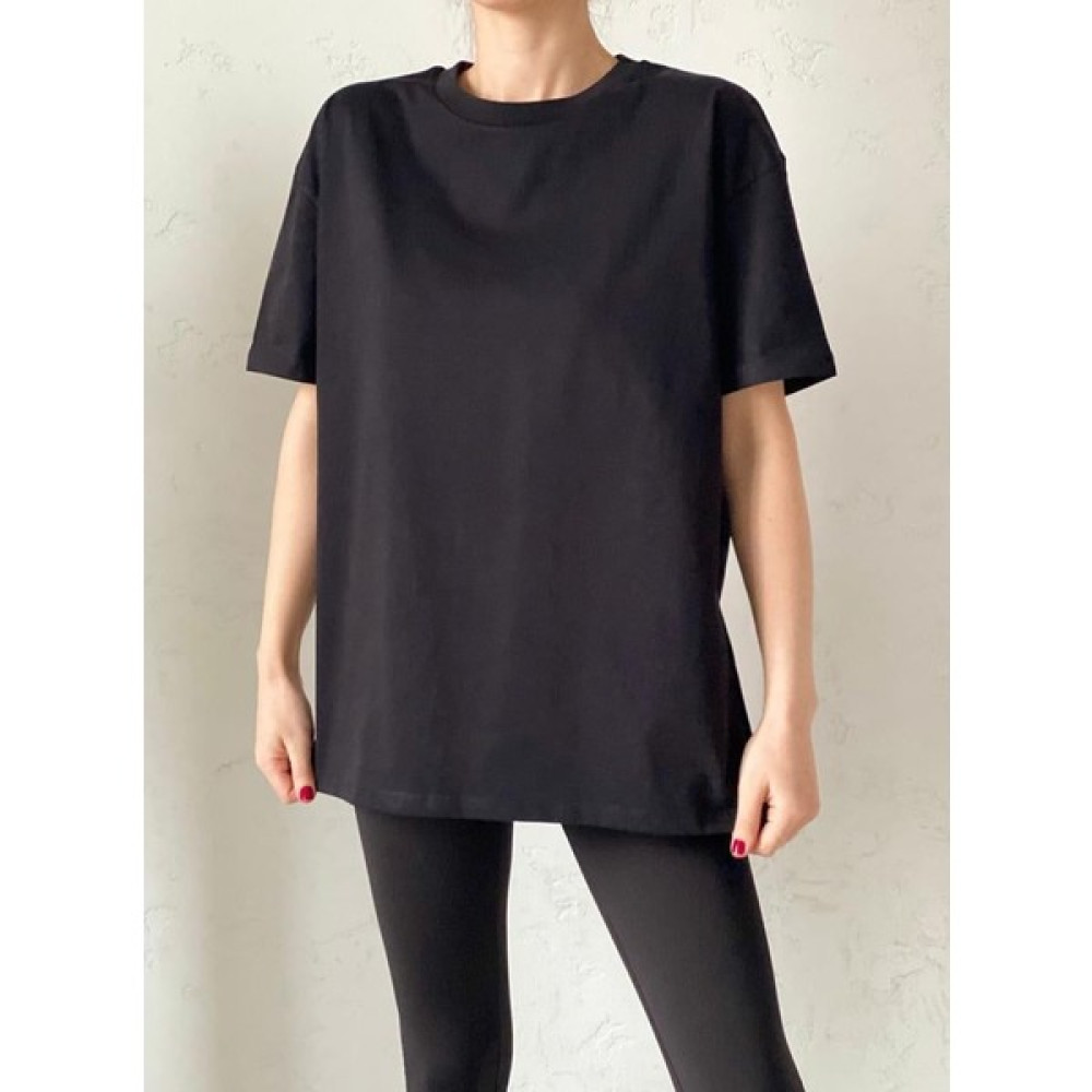 CYU Butik Rahat Kalıp Basic Kalın Supreme Kumaş Premium Tişört Bayan T-shirt Fiyatı