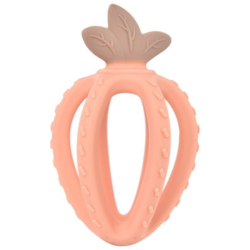 Cz Bebek Diş Kaşıyıcı Tut Topu Bebek Silikon Çilek Sakız Diş Çıkarma Sopa Oyuncak (Yurt Dışından) - Açık Pembe Bebek Oyuncakları Fiyatı