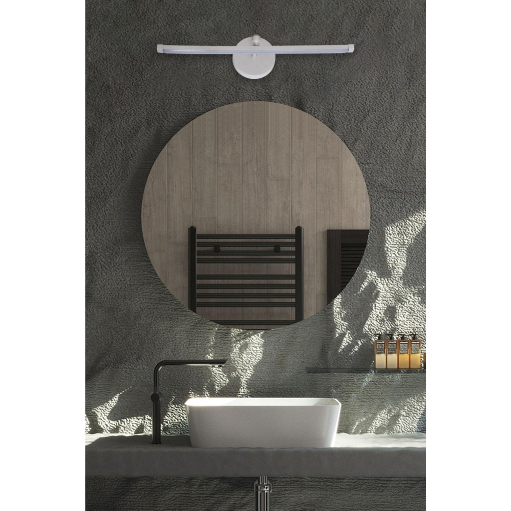 D-Light Resim Ayna Aplik 40 Cm. Beyaz - LEDLİ RESİM,AYNA APLİK - Siyah Aplikler Fiyatı