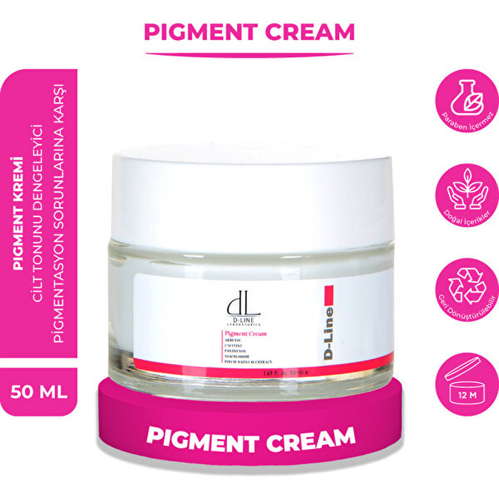 D-Line Pigment Krem, Leke Giderici Pigment Düzeltici Kremi,Leke Karşıtı Krem, Tüm Cilt Tonları İçin Pigment Kremi, Pigmentasyon İçin Kerem Leke Kremi Fiyatı