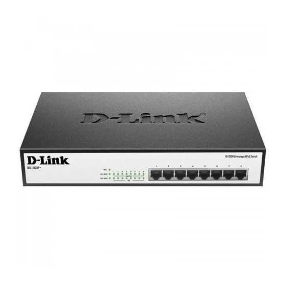 D-link Des-1008p+/A1A Switch