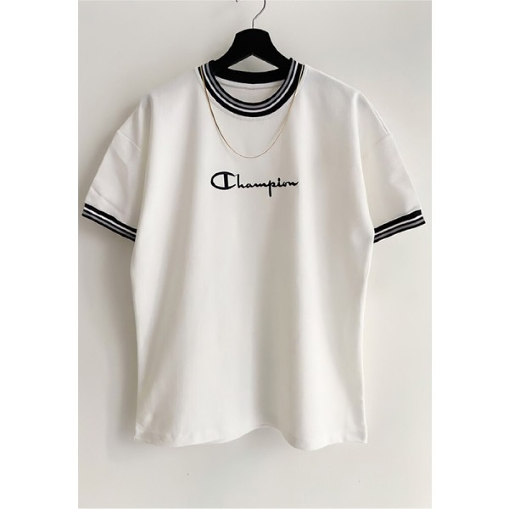 D Mores Style Cool Mans Erkek Yeni Sezon Oversize Kalıp Yaka Detaylı Yazlık T-Shirt Erkek T-shirt Fiyatı