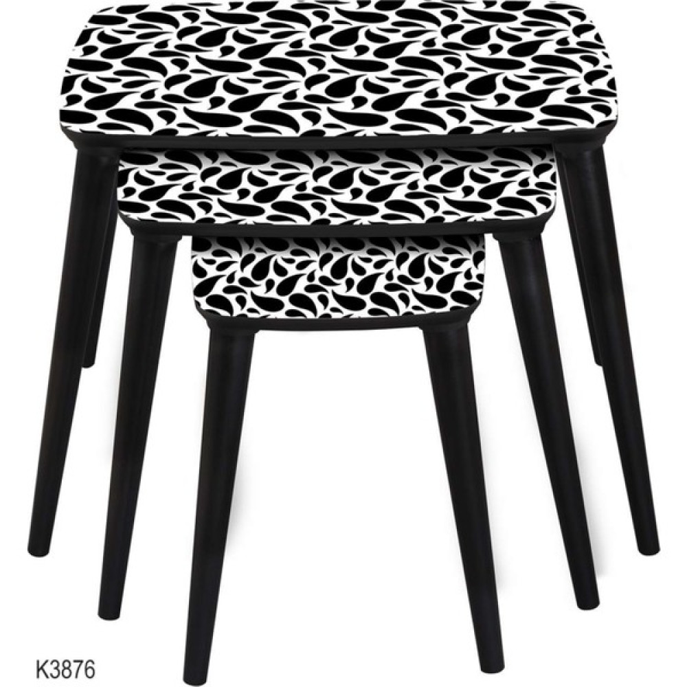 Dab Home 3'lü Dikdörtgen Zigon Sehpa - Modern Tasarım Zigon Sehpa K3876 Zigon Sehpa Fiyatı