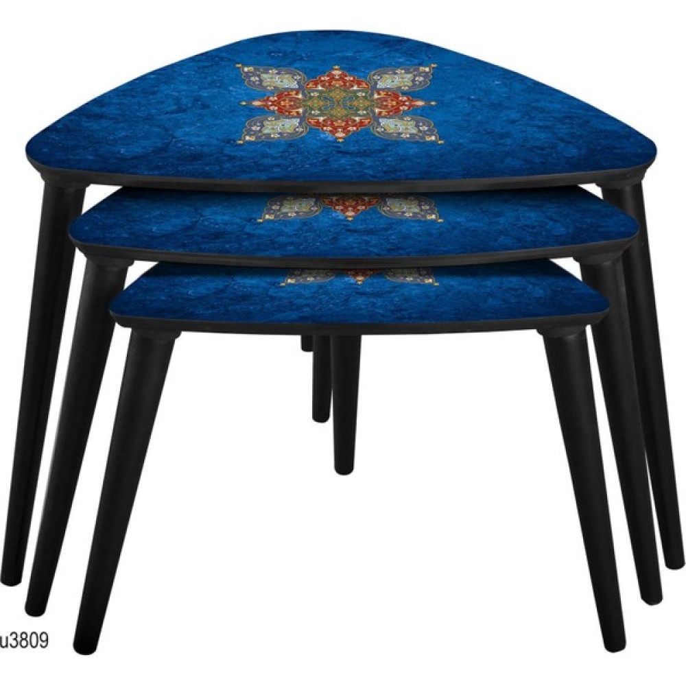 Dab Home 3'lü Üçgen Zigon Sehpa - Modern Tasarım Zigon Sehpa U3809 Zigon Sehpa Fiyatı